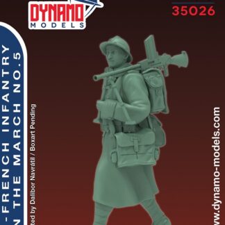 DYNAMO MODELS FRENCH INFANTRY ON THE MARCH #5 1:35 35026